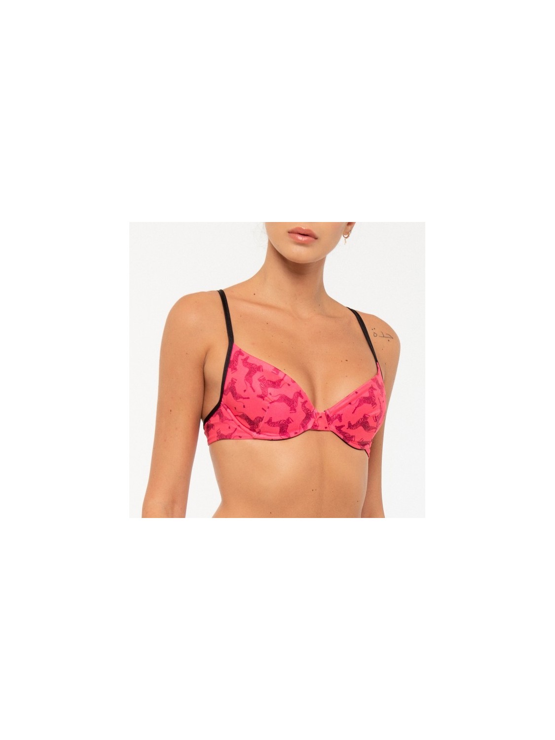 Top Balconcino Zebre Fucsia